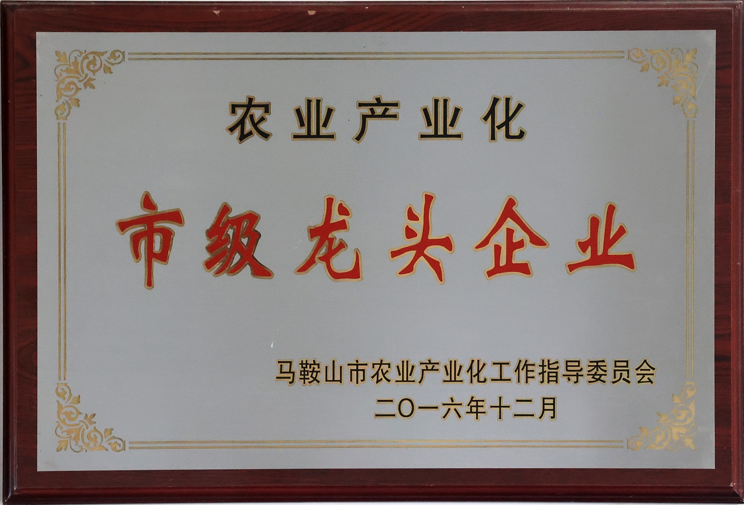 马鞍山市农业产业化龙头企业